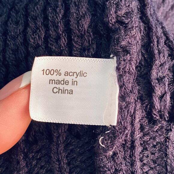 Lane Bryant Sweater Womens 14 16 Navy Fair Isle Cardigan Open Front Pockets NWT - Picture 5 of 8